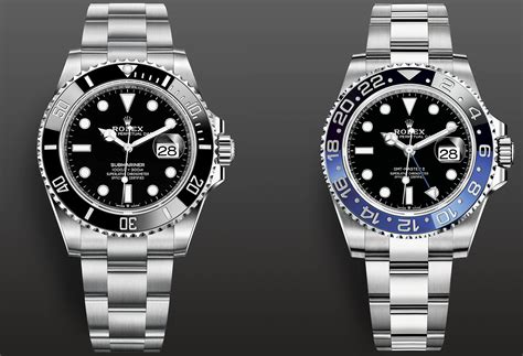 difference between rolex submariner and gmt master ii|rolex gmt vs submariner review.